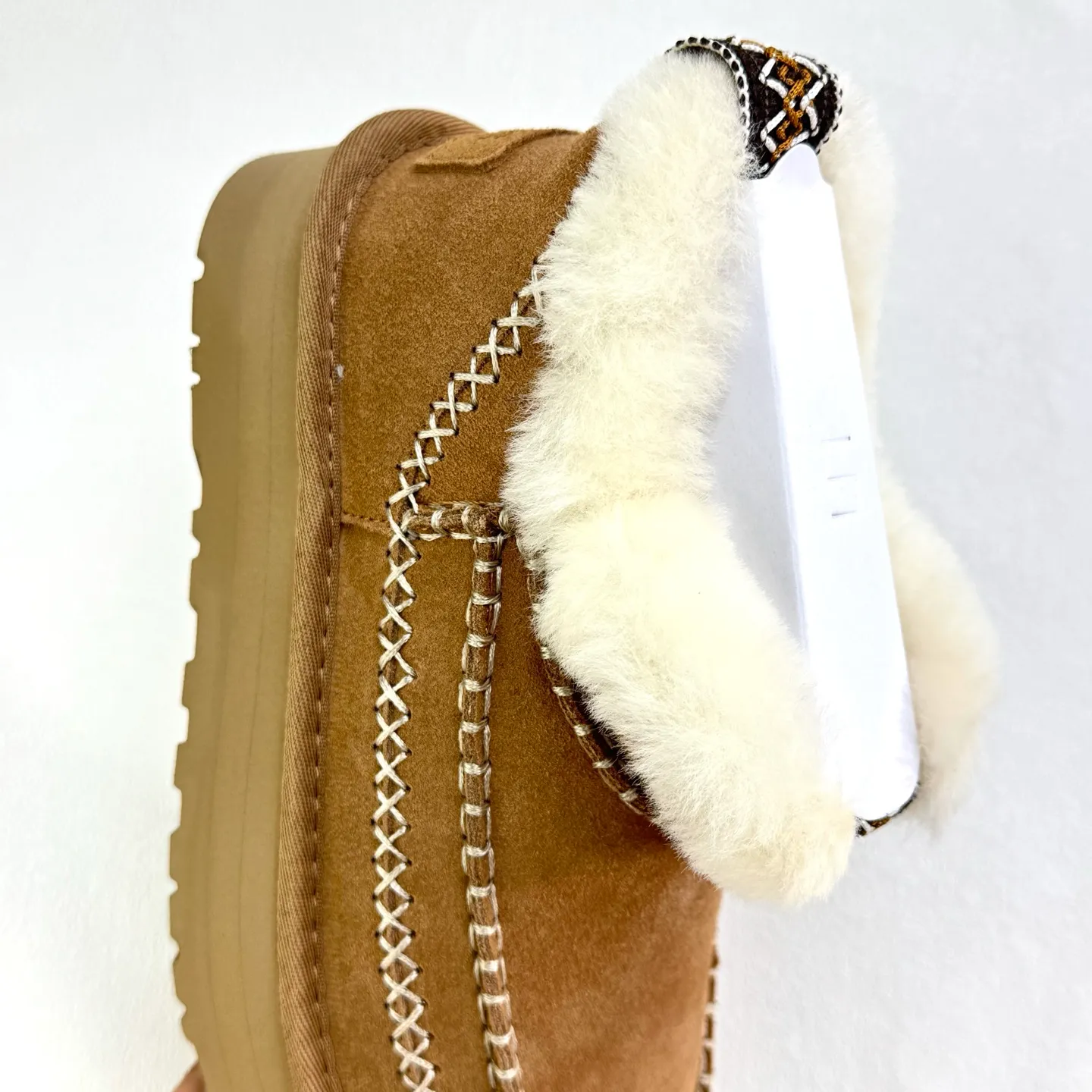 Local 💰600 Thick-soled Alpine Series# Hand-stitched design High mercerized cow suede➕Fur integrated lining Size 35 36 37 38 39 40